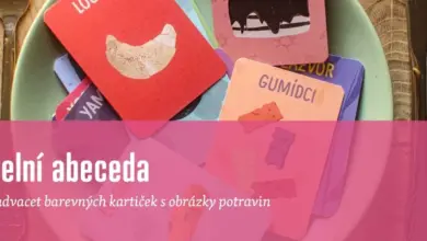 Kartičky s jídly začínajícími na písmeno I v češtině
